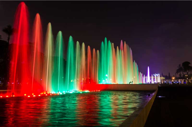 Fontes do Circuito Mágico del Agua em Lima