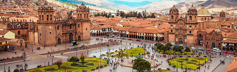 Praça central de Cusco