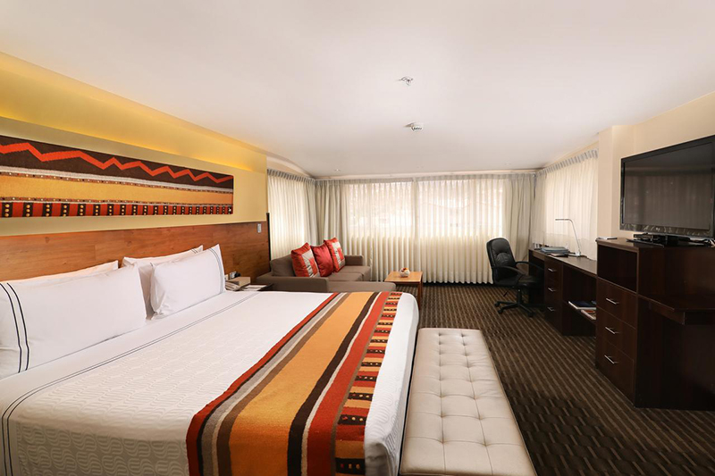 Dormitório do Sonesta Hotel em Cusco