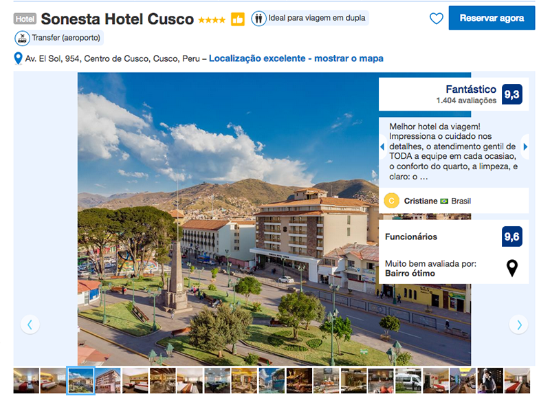 Sonesta Hotel em Cusco