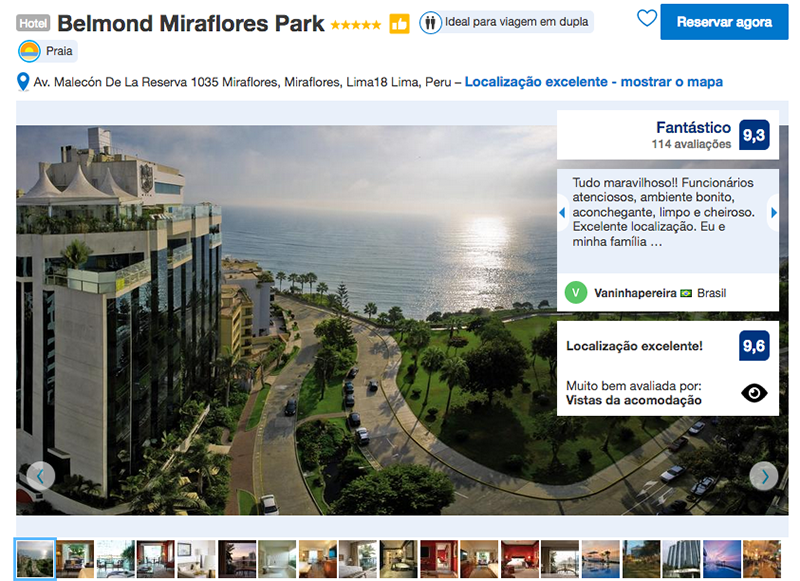 Hotel Belmond Miraflores Park em Lima