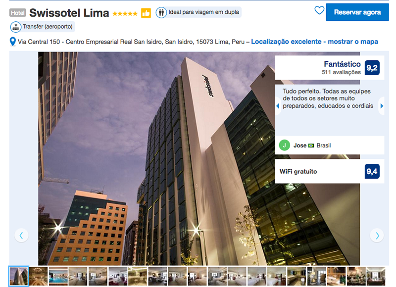 Hotel Swissotel em Lima