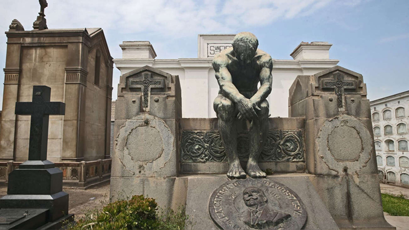 Arte do do Cemitério Presbítero Maestro em Lima