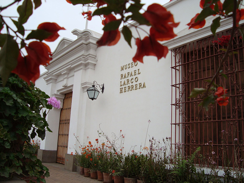 Entrada do Museu Larco em Lima 