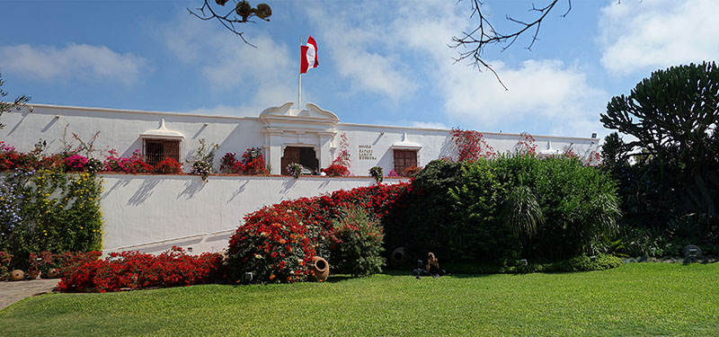 Jardim do Museu Larco em Lima 