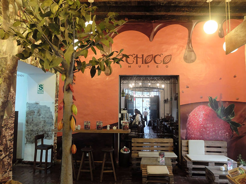 Café do Museu do Chocolate em Lima 