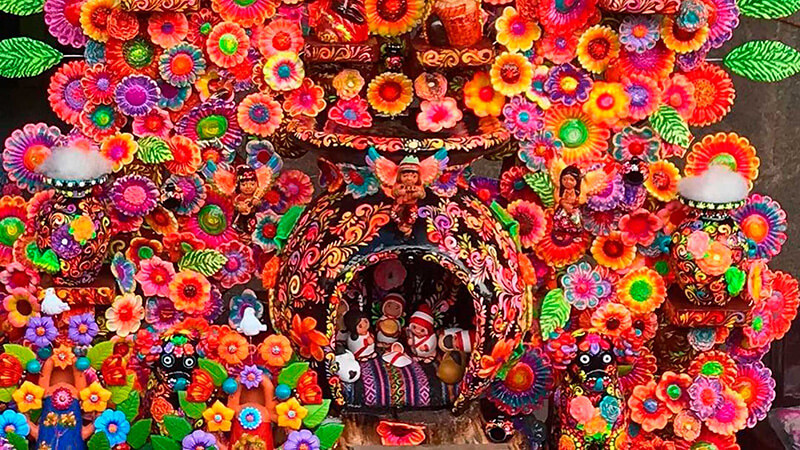 Obra exposta na Festividade Santuranticuy em Cusco