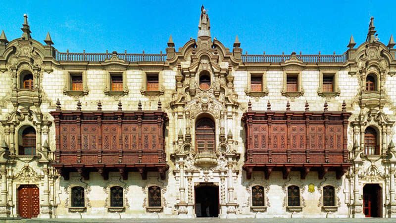 Palácio Arzobispal em Lima