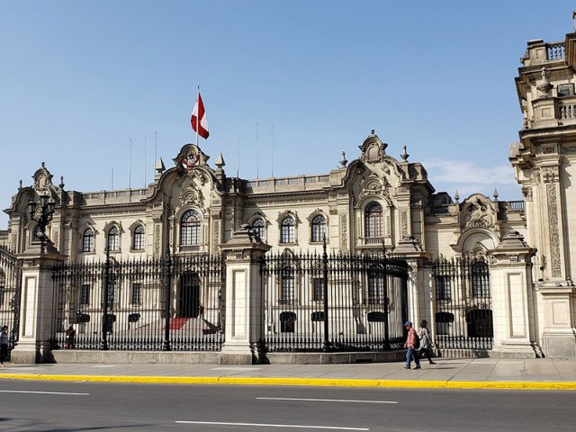 Palácio do Governo em Lima 