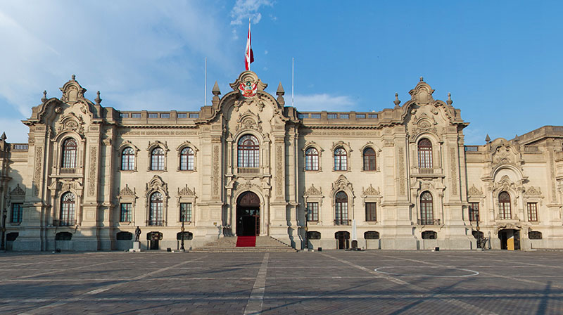 Palácio do Governo em Lima 