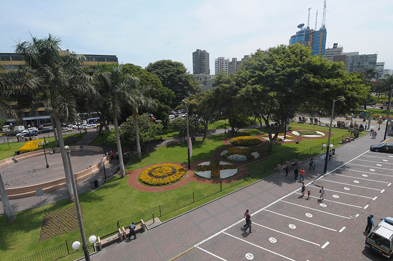 Parque Kennedy em Lima