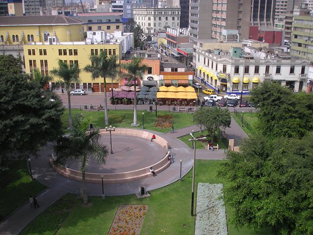 Parque Kennedy em Lima