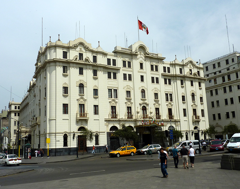 Edifício do Gran Hotel Bolivar em Lima