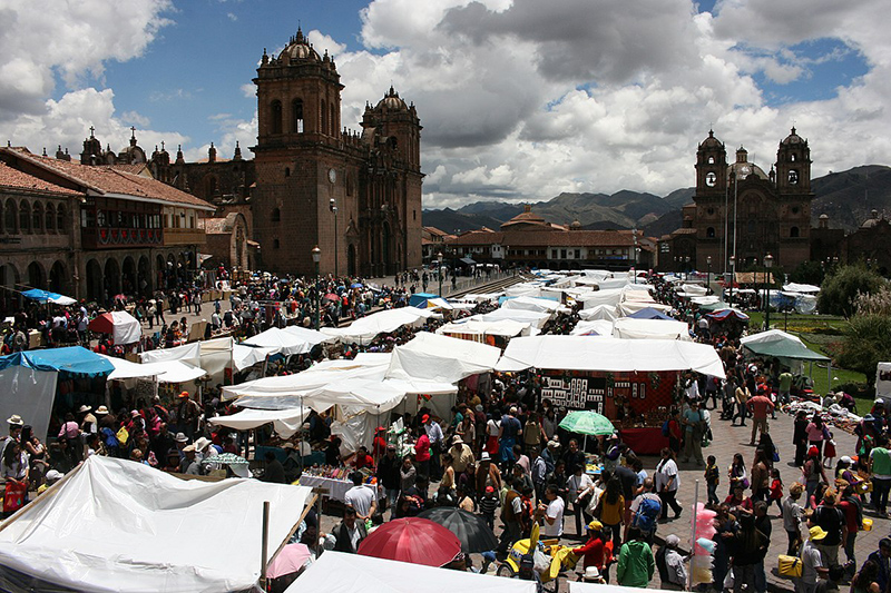 Tradicional Feira de Natal em Cusco