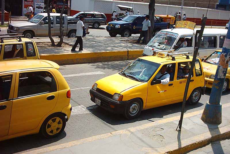 Táxi em Cusco