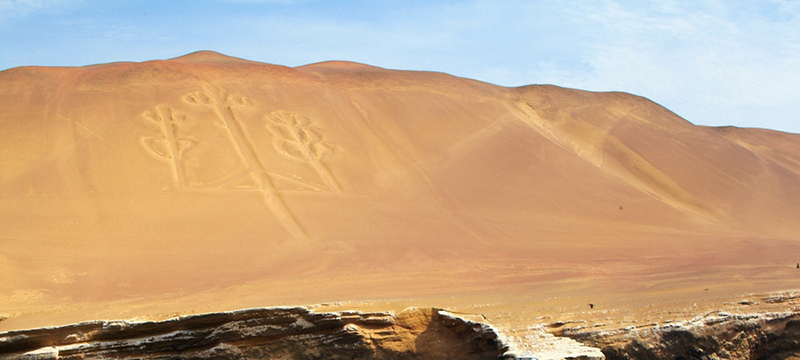 Dunas do Deserto de Paracas no Peru