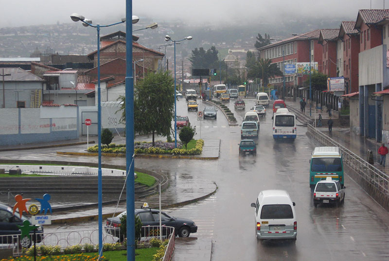 Trânsito em Cusco
